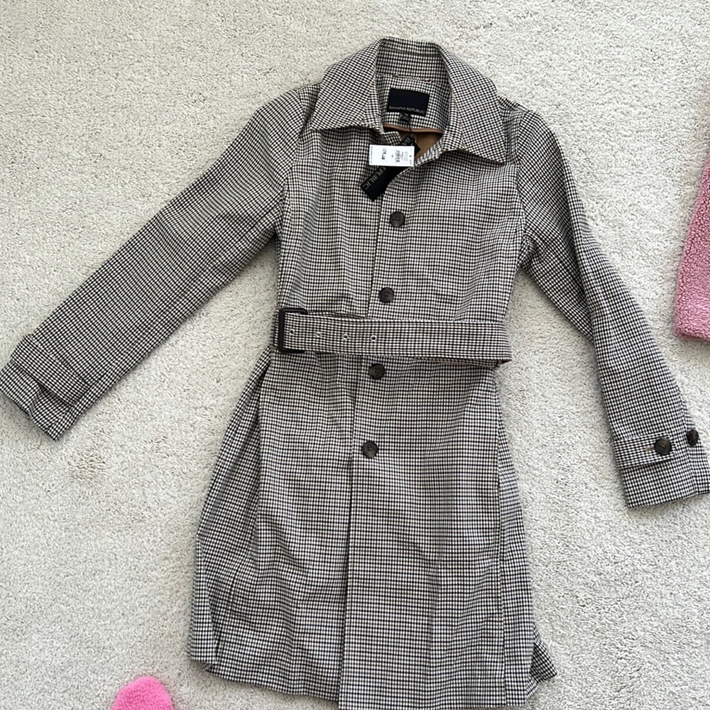 Size xs plaid coat/jacket! Beautiful and passes an Burberry jacket plaid designs